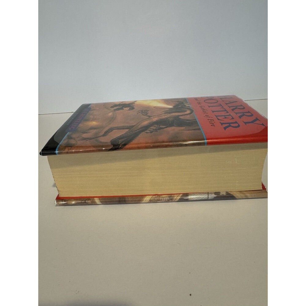 Harry Potter Goblet of Fire J.K. Rowling Hardcover 1st Edition Glasgow with erro - Picture 3 of 12